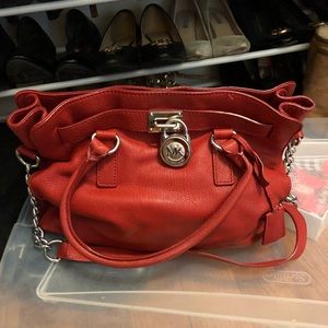 Red Michael Kors Purse